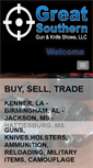 Mobile Screenshot of greatsoutherngunshow.com